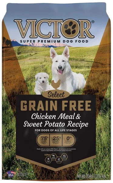 30Lb Victor Grain Free Chicken Meal & Sweet Potato - Items on Sale Now